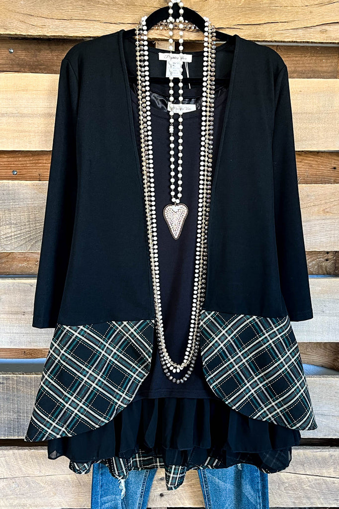 Relaxing Right Cardigan - Black - SALE