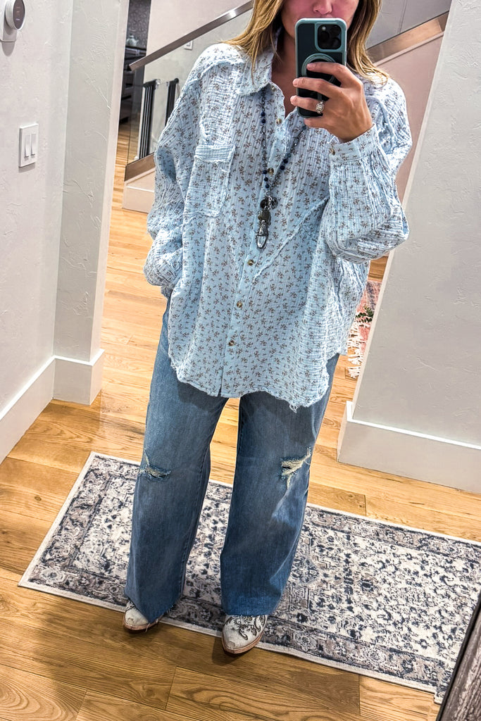 Polar Skies Tunic - Polar Sky - 100% COTTON