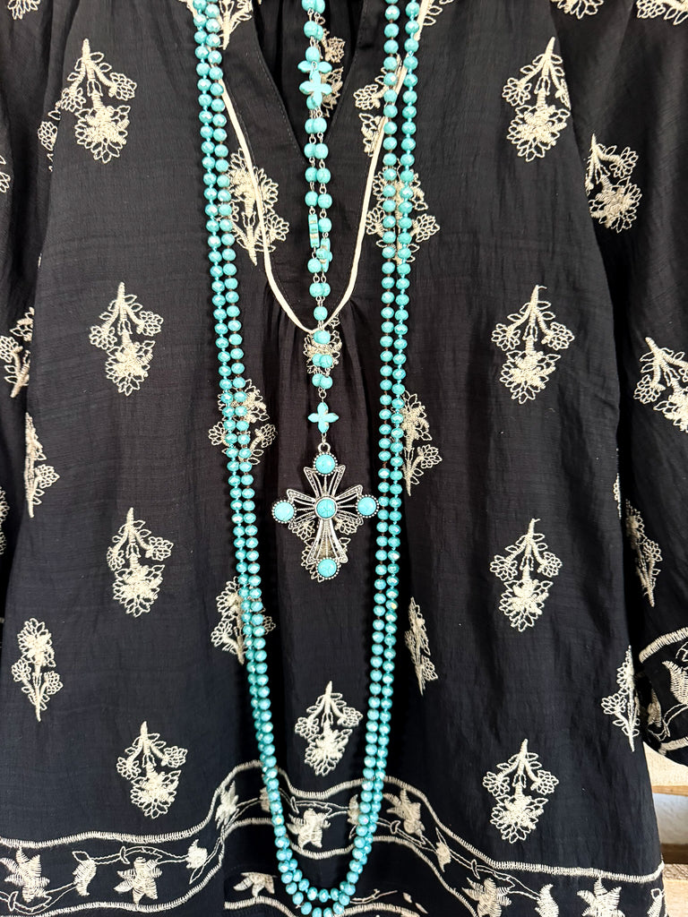 The Road Ahead Blouse - Black