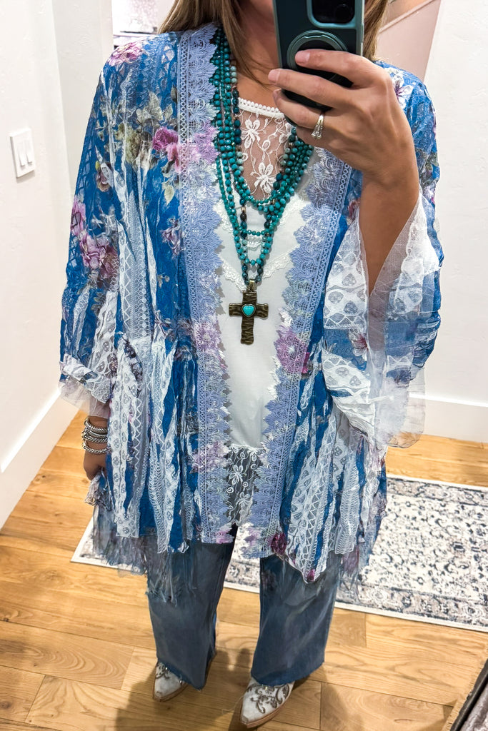 AHB EXCLUSIVE: Embrace The Joy Cardigan - IV/SB/CHFL