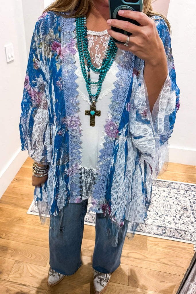 AHB EXCLUSIVE: Embrace The Joy Cardigan - IV/SB/CHFL