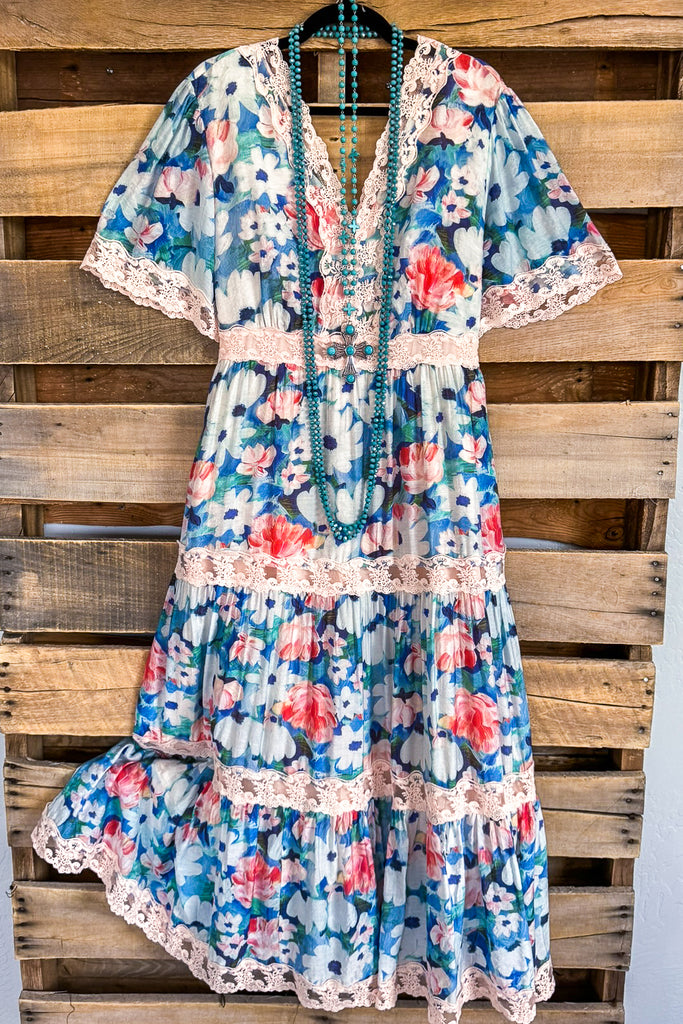 Florence Reverie Maxi Dress - Cobalt Blue