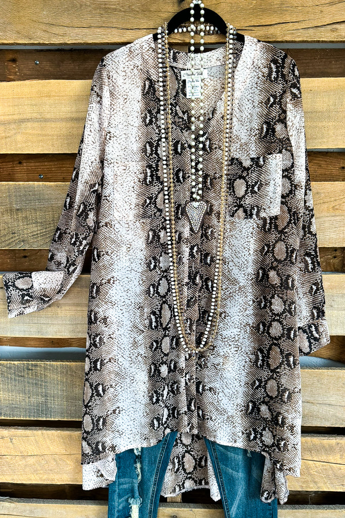 Pushing Forward Tunic - Taupe - SALE