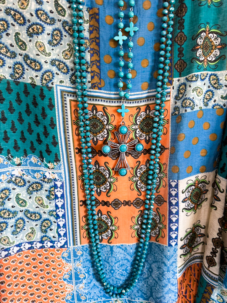 In Your Sights Top - Blue - SALE