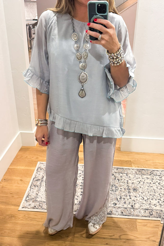 Everlasting Feelings Top - Gray