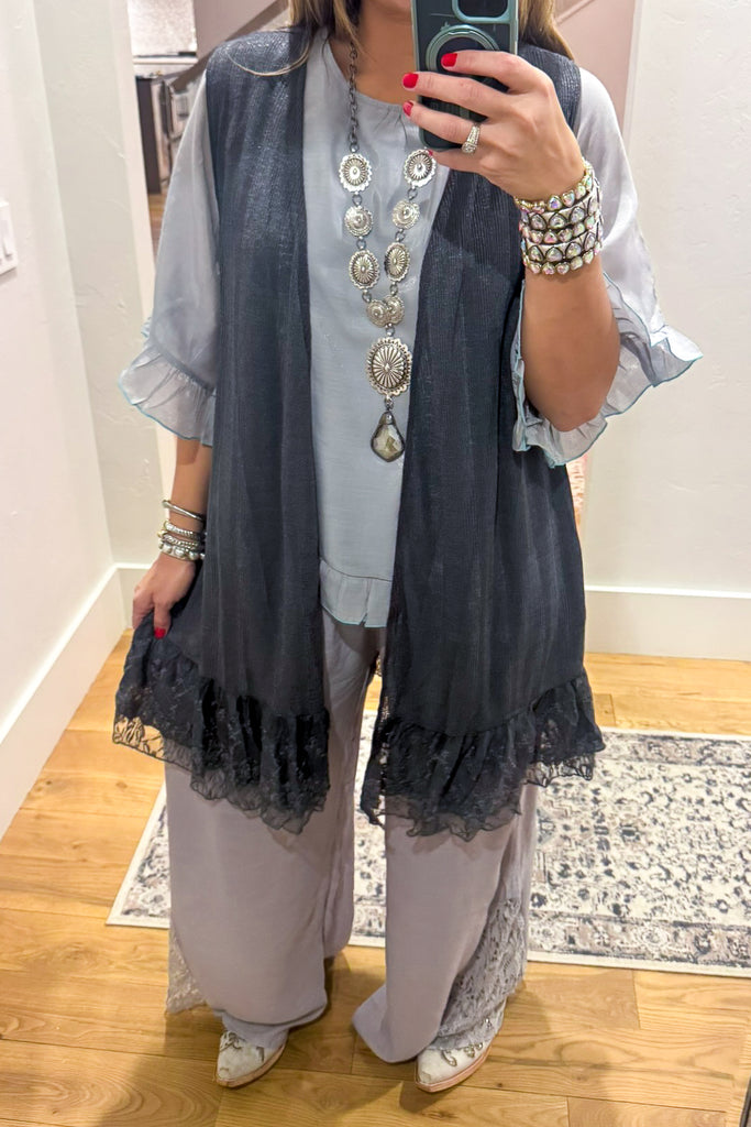 AHB EXCLUSIVE: Willow Delight Vest - Dark Gray