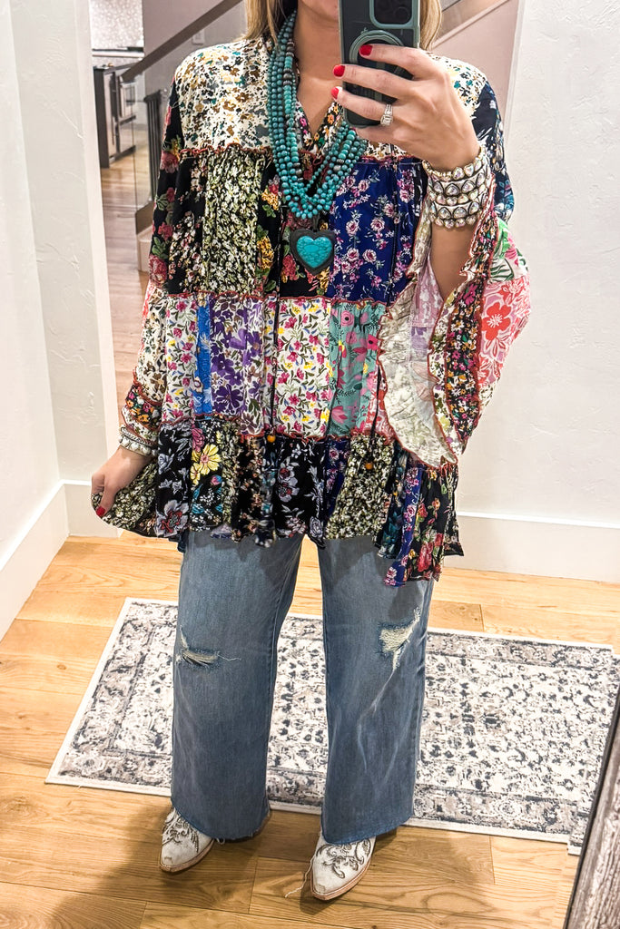 AHB EXCLUSIVE: A Hint Of Bloom Tunic - Multi - 100% Cotton