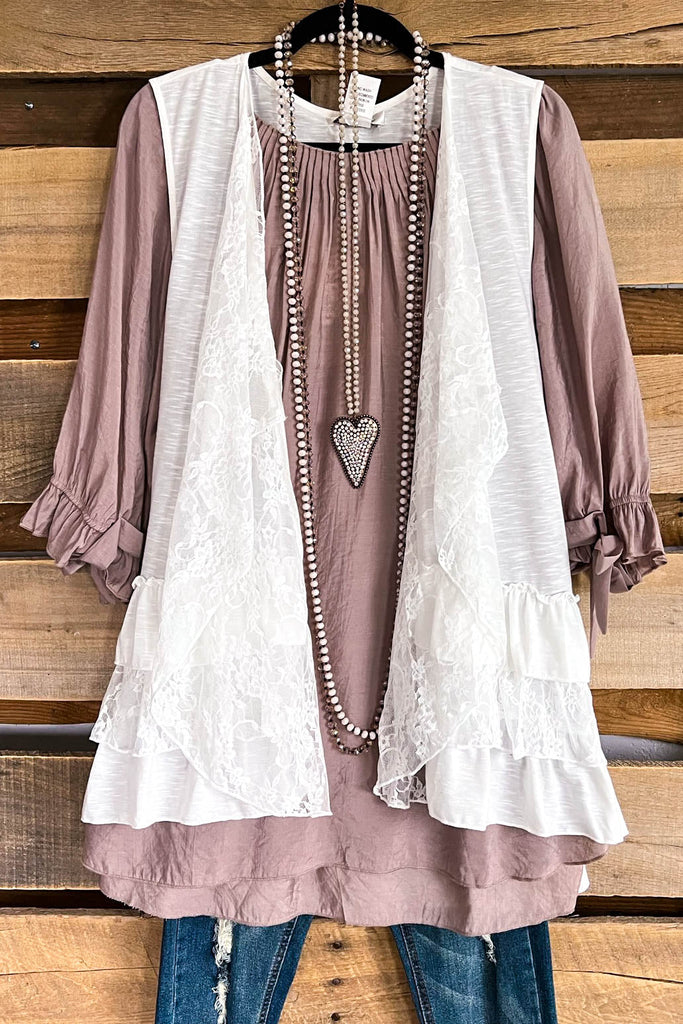 Complimenting You Vest -  White