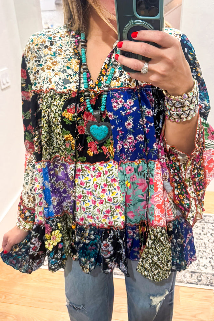 AHB EXCLUSIVE: A Hint Of Bloom Tunic - Multi - 100% Cotton