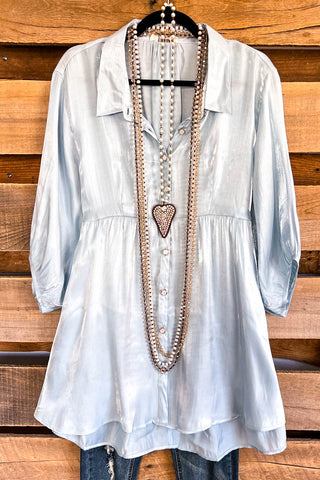 Extender: Slip on Tank/Tunic - Antique Blue
