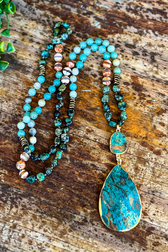 Sheltered Bay Necklace - Turquoise