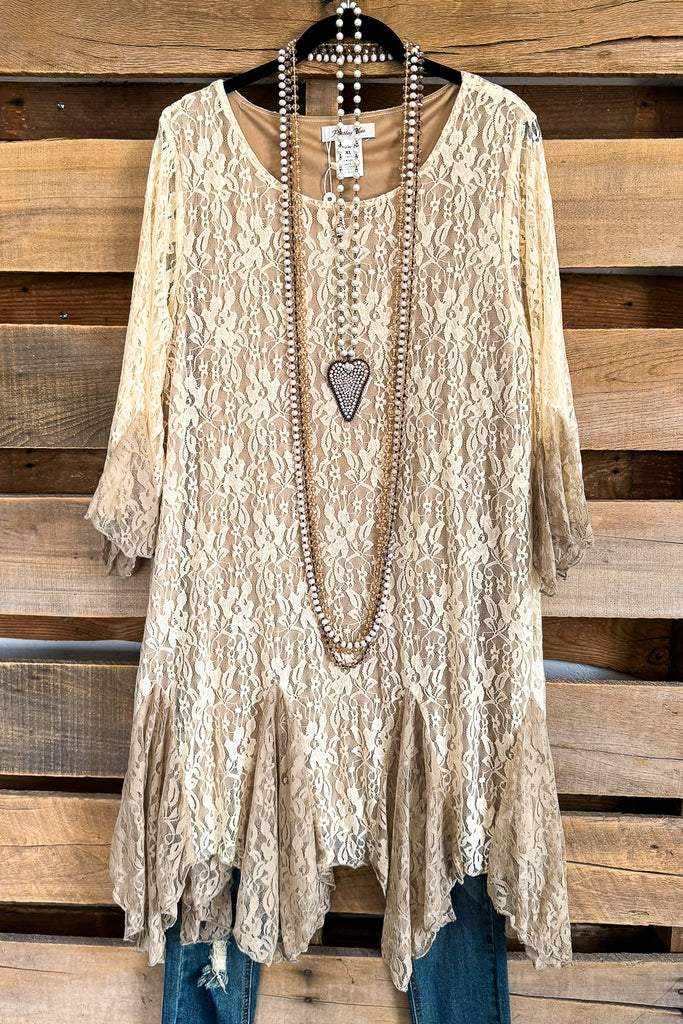 Evening Hours Dress - Beige - SALE