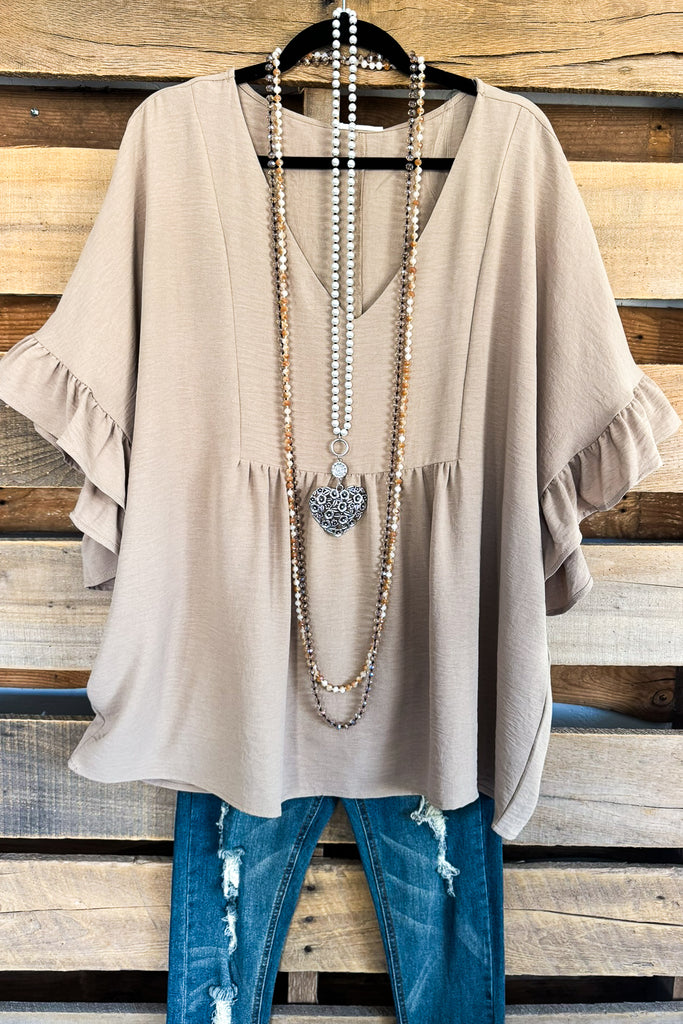 Finishing First Blouse - Taupe