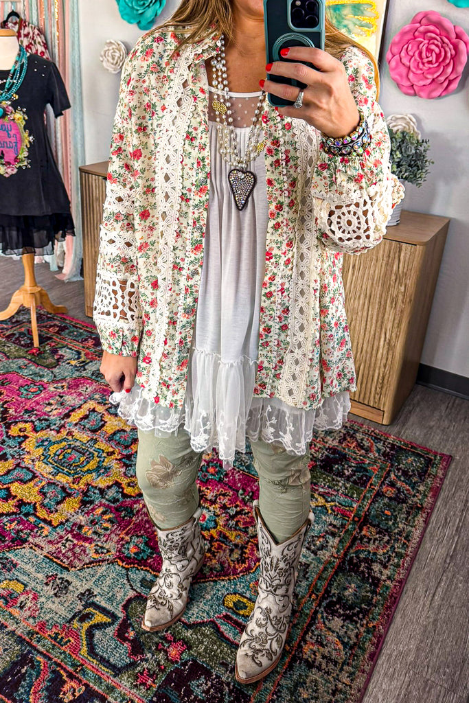 Comes Naturally OVERSIZED Top - Natural