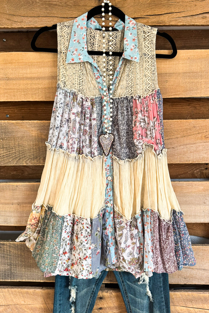 Antique Sweetness Tunic - Latte