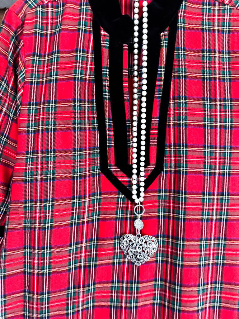 Seasons Greetings Dress - Red