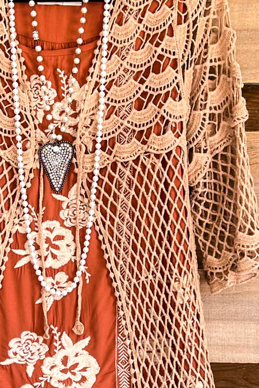 AHB EXCLUSIVE: The Chosen And Beautiful Cardigan - Taupe - 100% COTTON