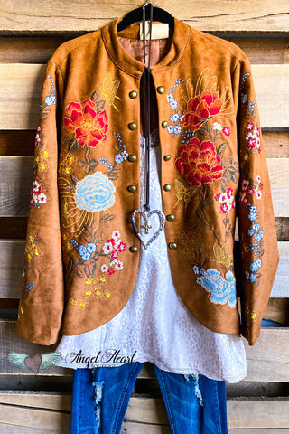 AHB EXCLUSIVE: Embracing Love Lace Cardigan - Beige/Leopard Rose