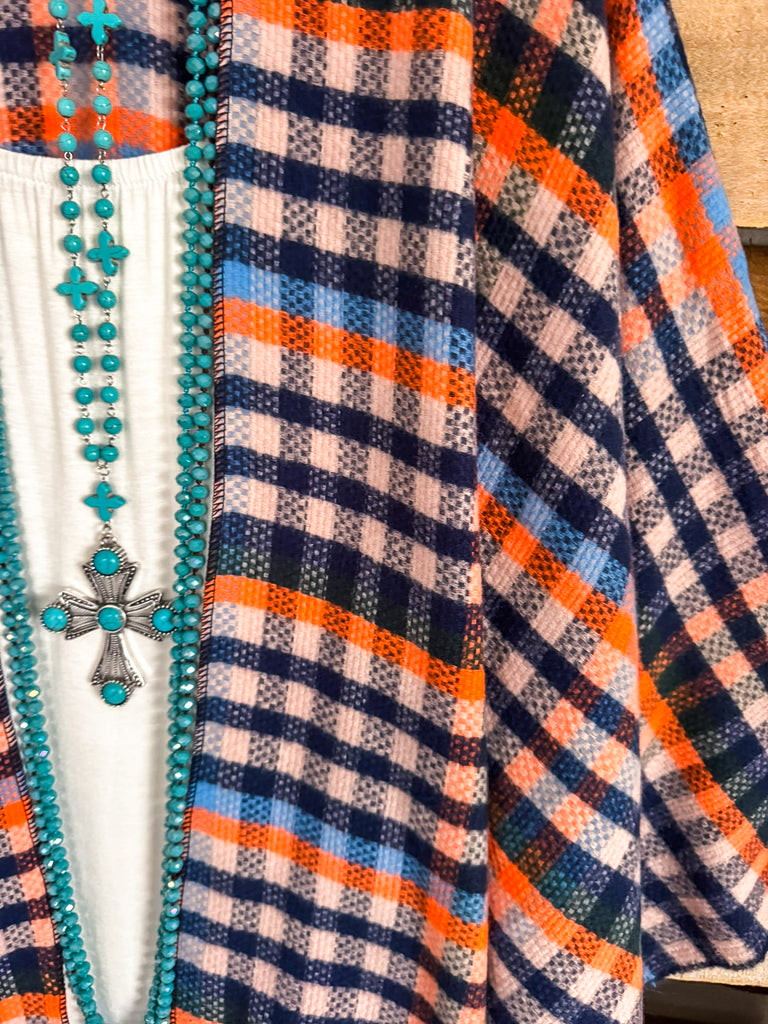 Join The Club Poncho - Blue