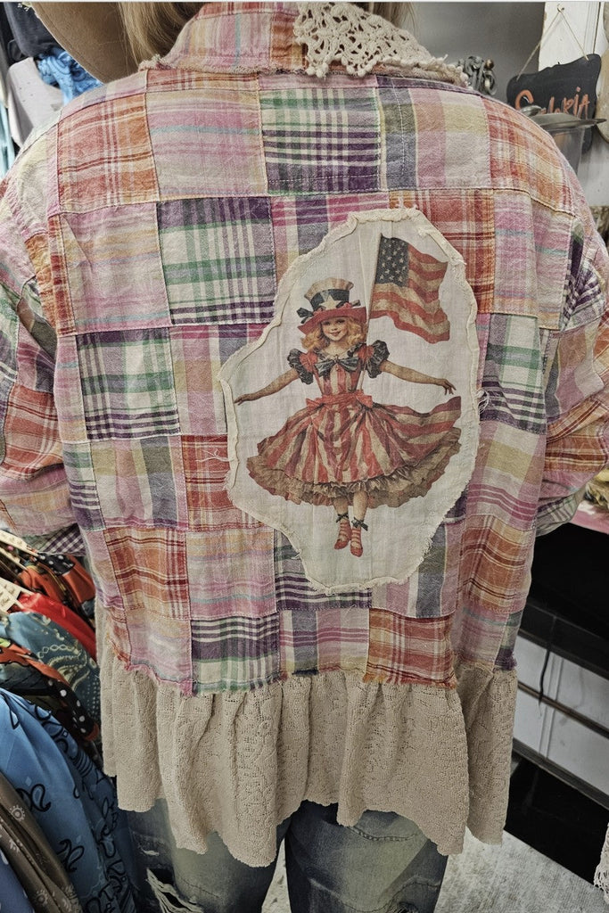 Freedom Belle Oversized Shacket - 100% Cotton