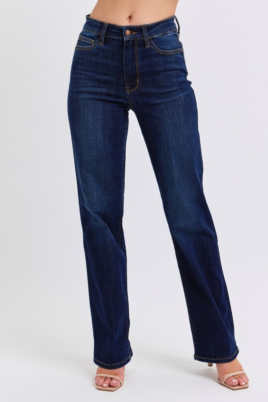 JUDY BLUE: Santa Fe High Waisted Jean - Dark Wash