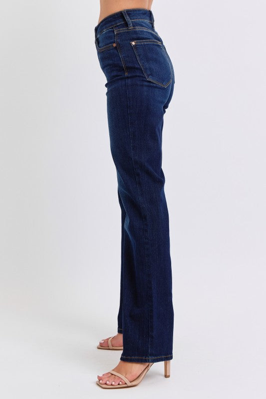 JUDY BLUE: Santa Fe High Waisted Jean - Dark Wash