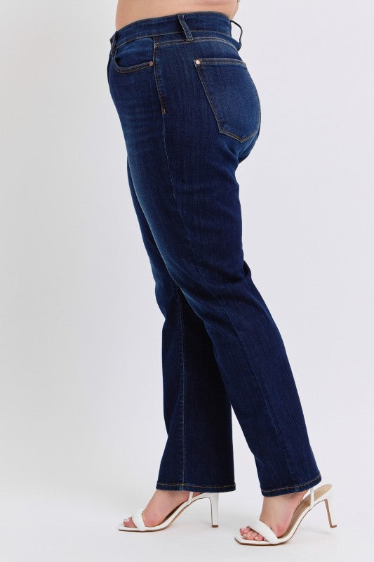 JUDY BLUE: Santa Fe High Waisted Jean - Dark Wash