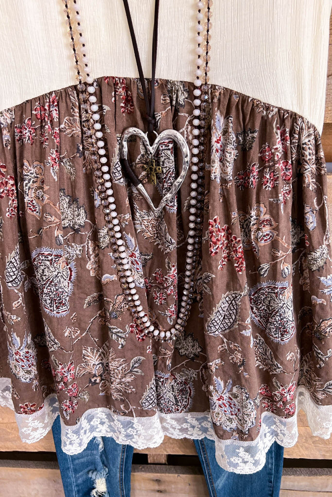 Arcadian Doll Top - Beige