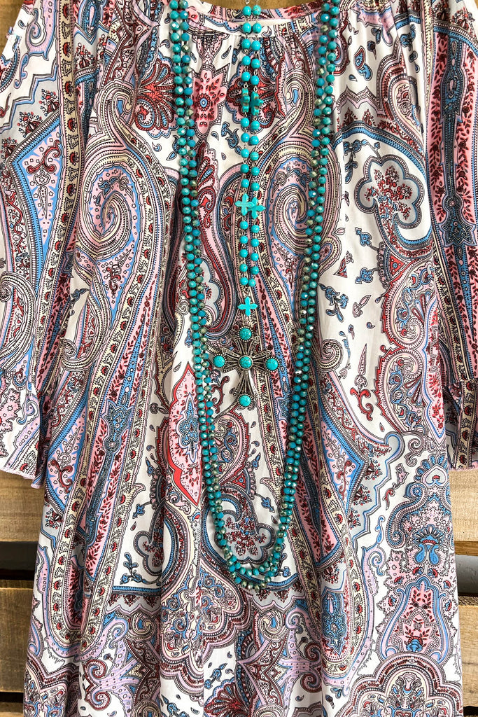 Persian Charm Tunic - Multi-Pink - SALE