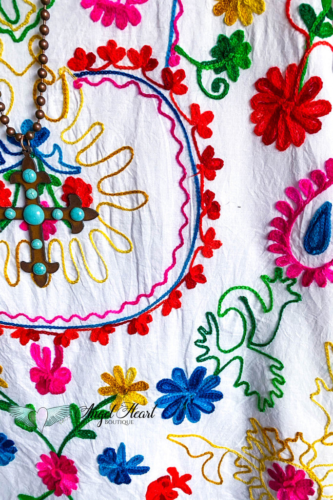 AHB EXCLUSIVE: As Beautiful As It Gets Tunic - White - 100% COTTON - SALE