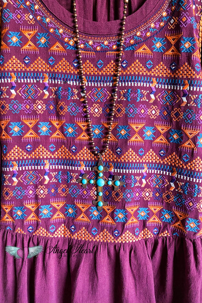 Delightful Day Top - Burgundy - SALE