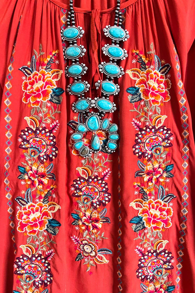 AHB EXCLUSIVE: Nothing Left But You Blouse - Rust