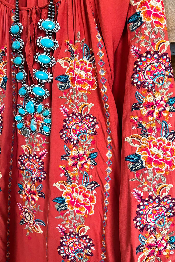 AHB EXCLUSIVE: Nothing Left But You Blouse - Rust