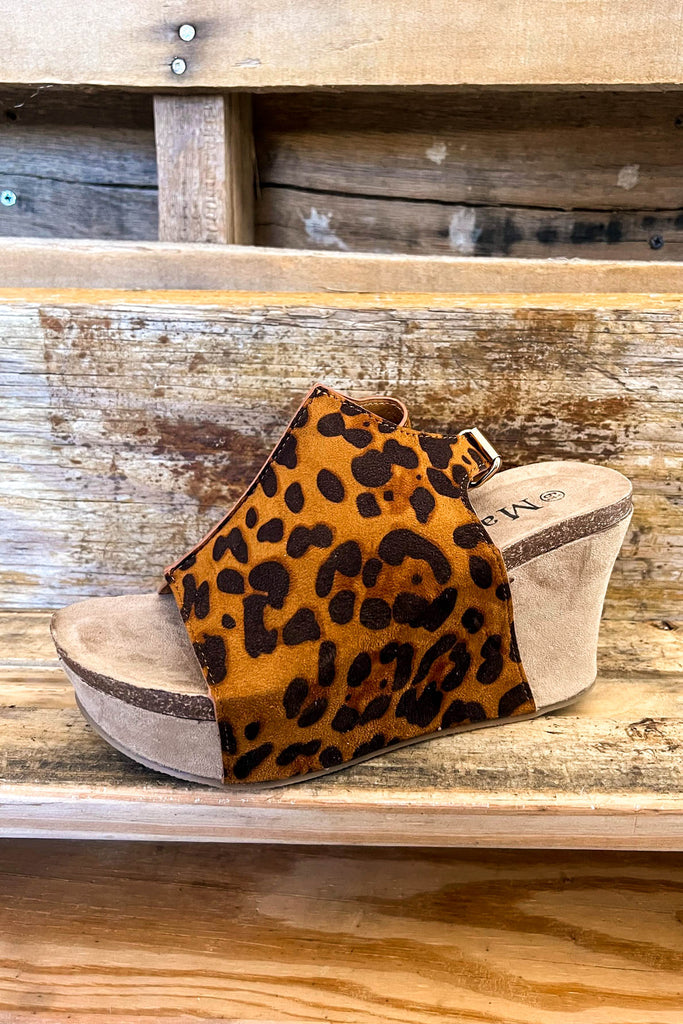 Born To Run Wedges - Leopard - SALE ( SIZE 6,)