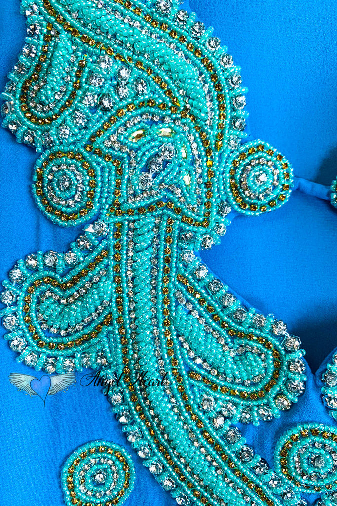 AHB EXCLUSIVE: Arabian Nights Blouse - Turquoise - SALE