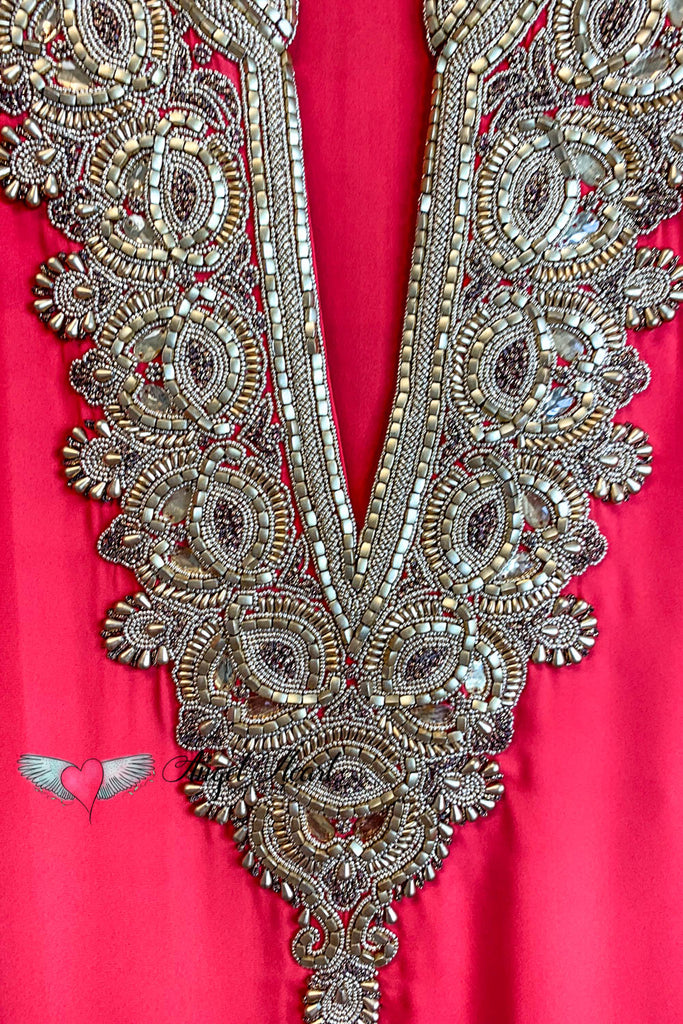 AHB EXCLUSIVE: Arabian Nights Blouse - Coral - SALE