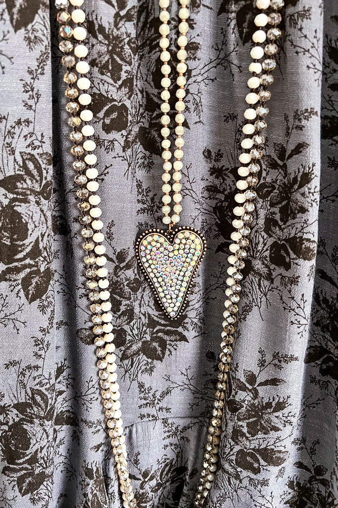 Your Love Awakens Me Tunic - Dark Gray