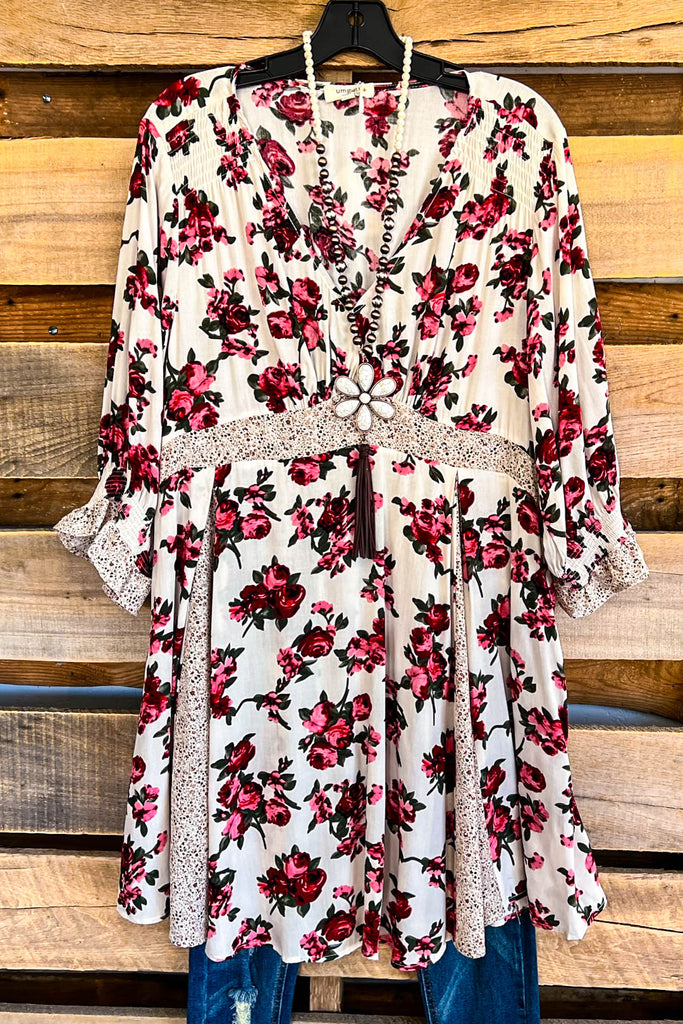 Delightful Pursuit Dress - Cream Mix - SALE