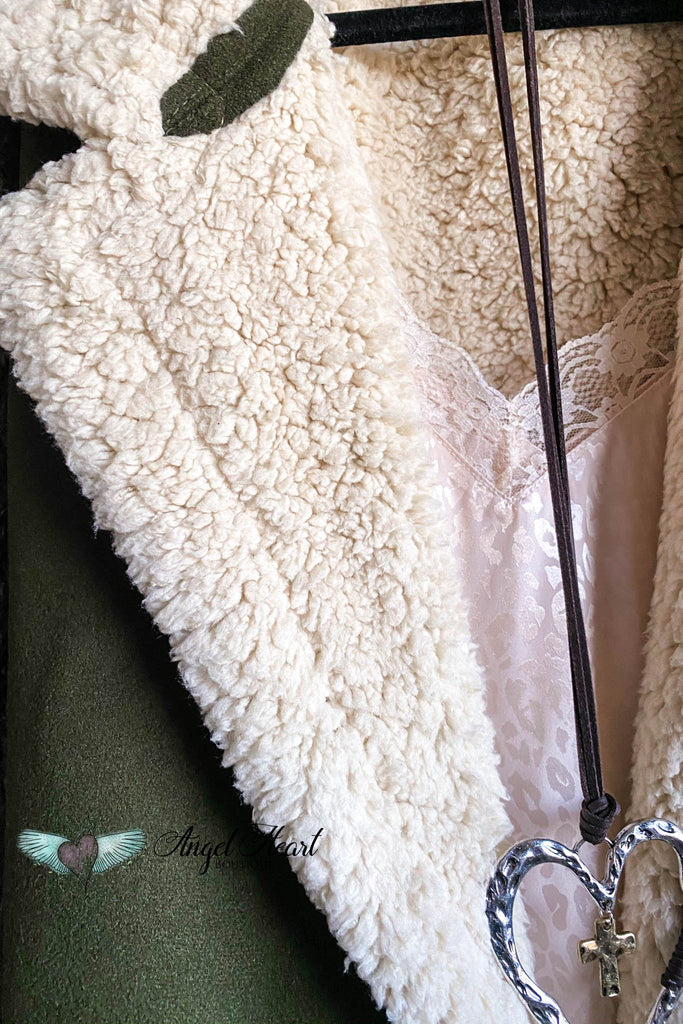 Winter Warmth Coat - Olive