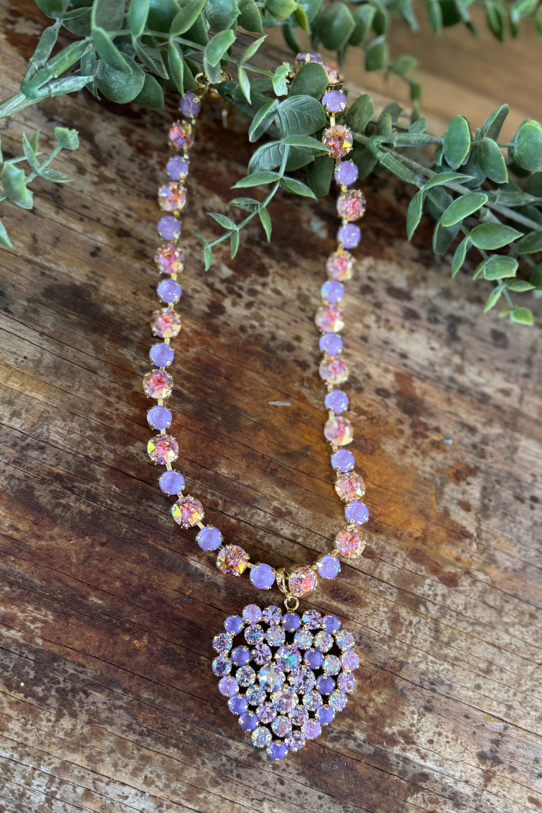 WAFA Heart Necklace - Lavender