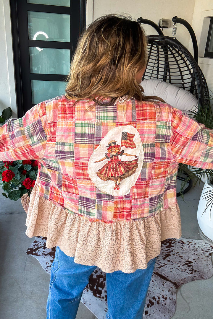 PRE ORDER: Freedom Belle Oversized Shacket - 100% Cotton