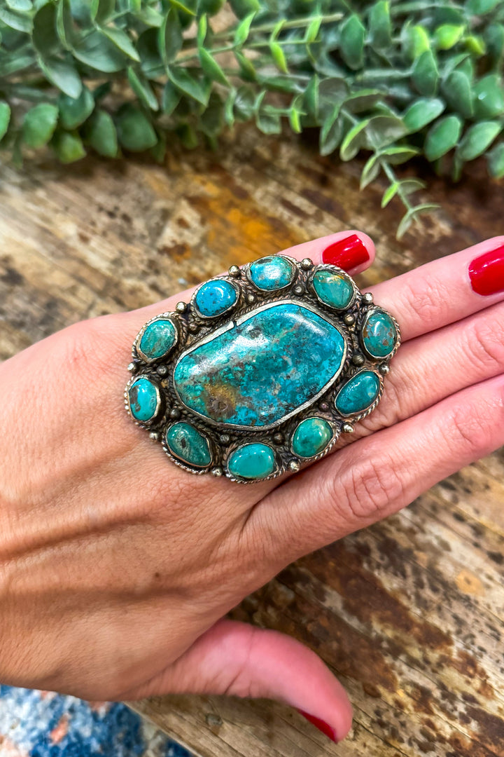 One of a Kind Turquoise Ring - Made in Texas