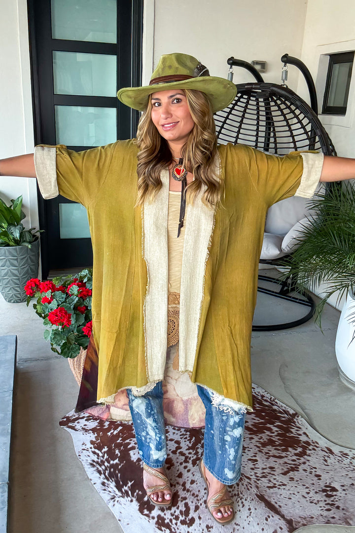Sunflower Chief Duster - 100% Cotton