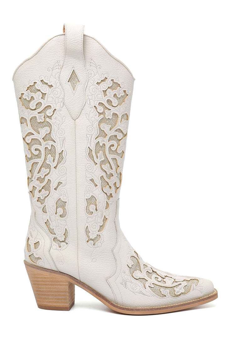 Golden Dust Western Cowboy Boots