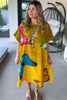 Butterfly Linen Feeling Dress/Tunic - 100% Cotton