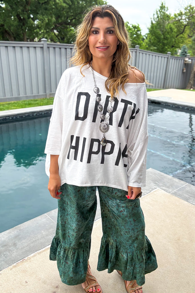 PRE ORDER: Dirty Hippie Oversized Top - 100% Cotton