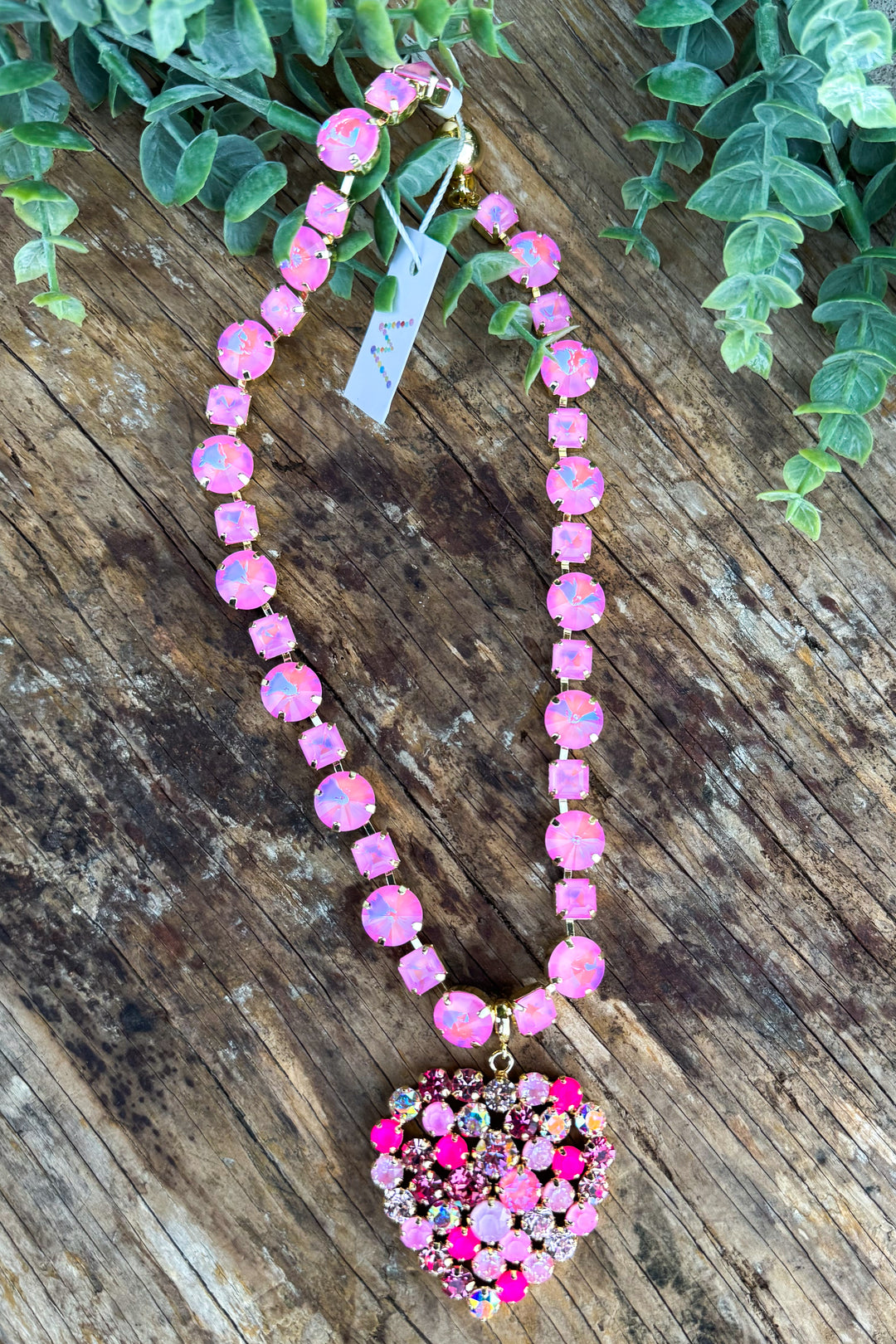 WAFA Heart Necklace - All Pinks Heart