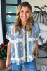 Prairie Keepsake Top - Blue
