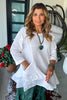 Simple Serenity Tunic - 100% Cotton - White