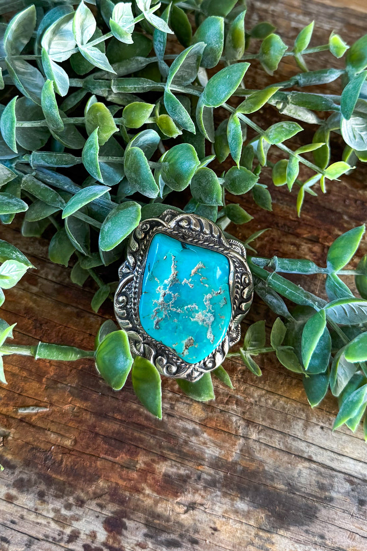 One of a Kind Turquoise Ring - Made in Texas